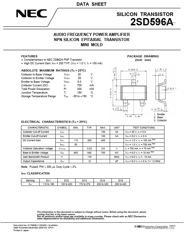 2SD596A