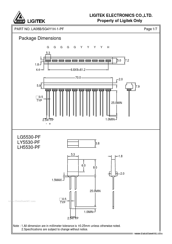 LA08B-5G4Y1H-1-PF