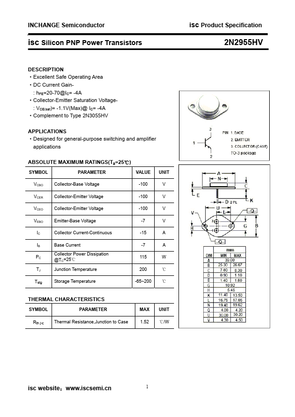 2N2955HV