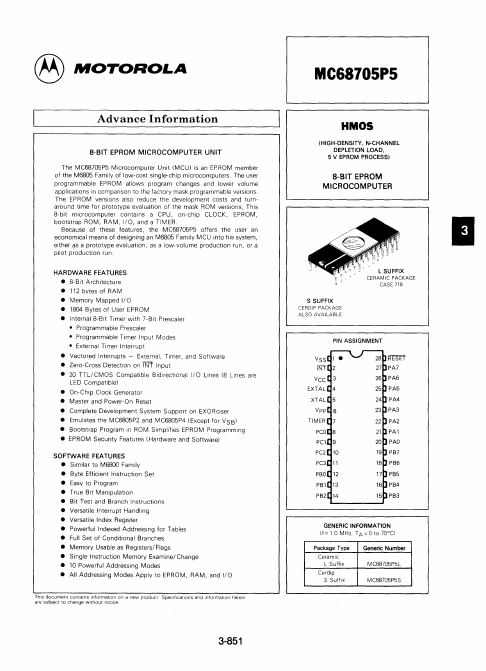 MC68705P5