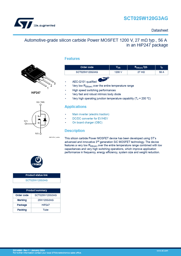 SCT025W120G3AG