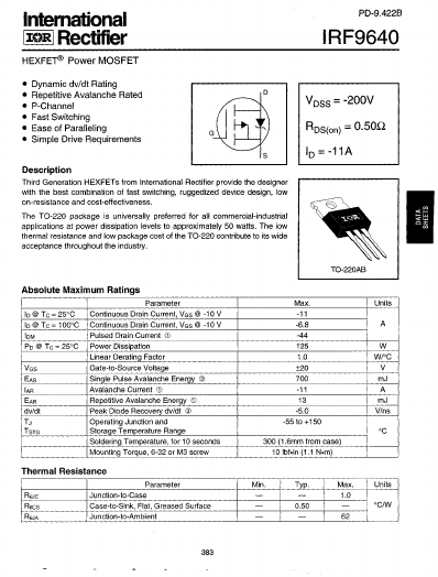 IRF9640