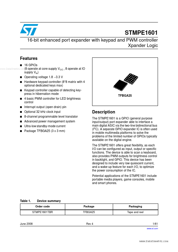 STMPE1601