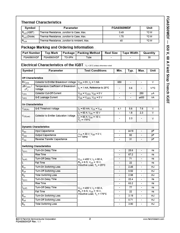 FGA6560WDF