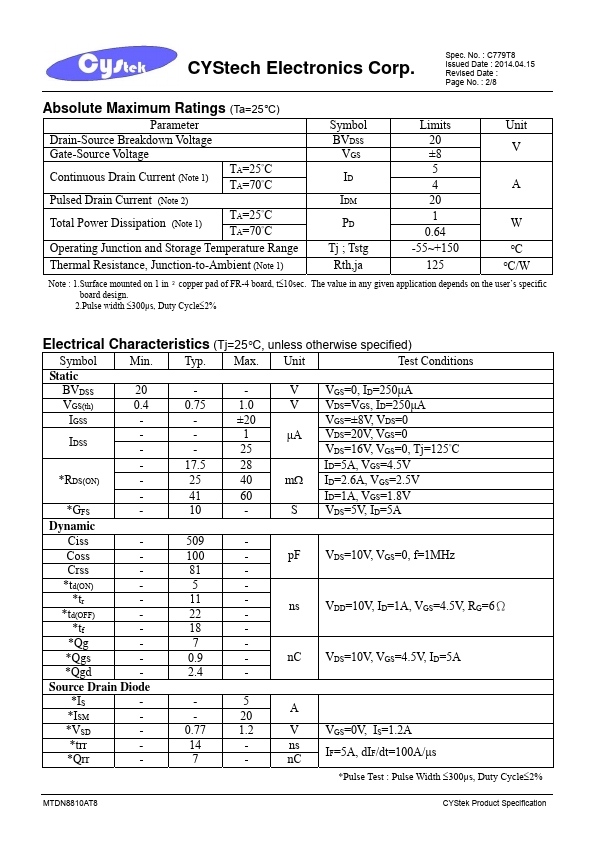 MTDN8810AT8