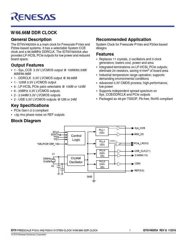 IDT6V49205A