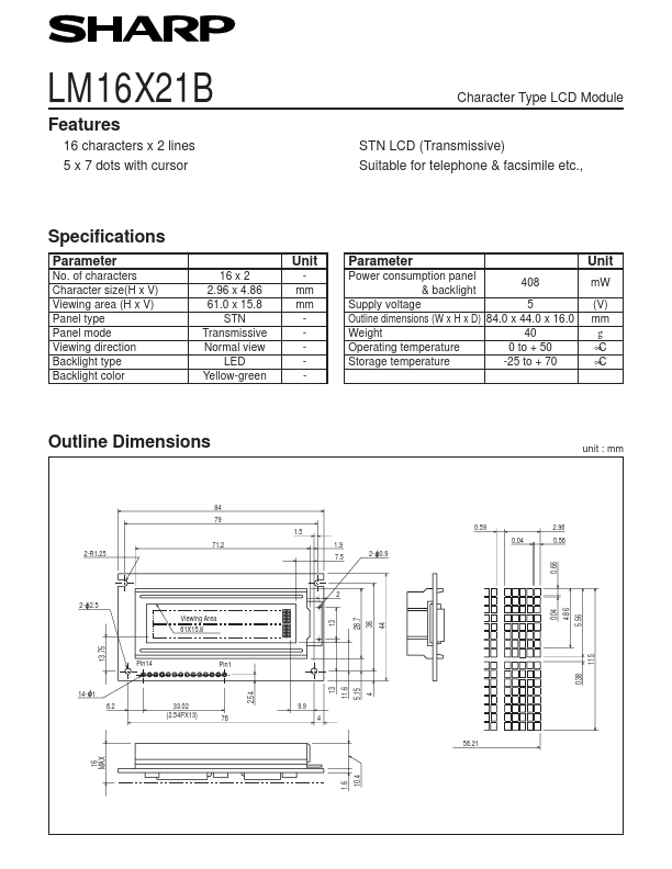 LM16X21B