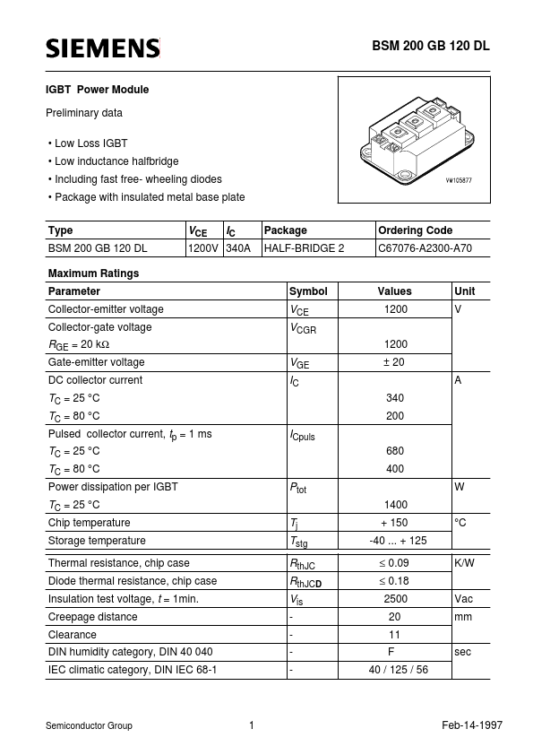 BSM200GB120DL