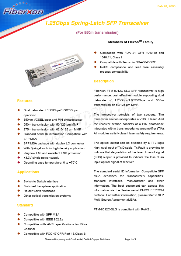 FTM-8012C-SLG