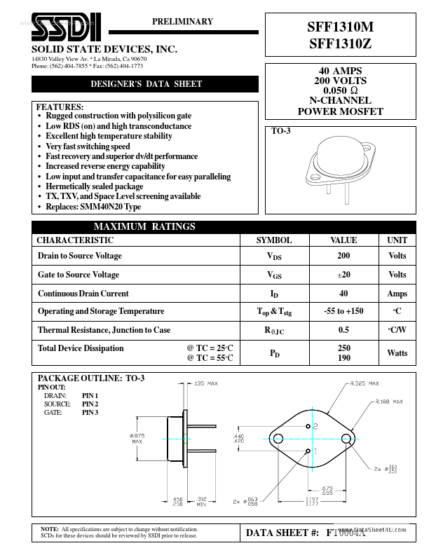 SFF1310M