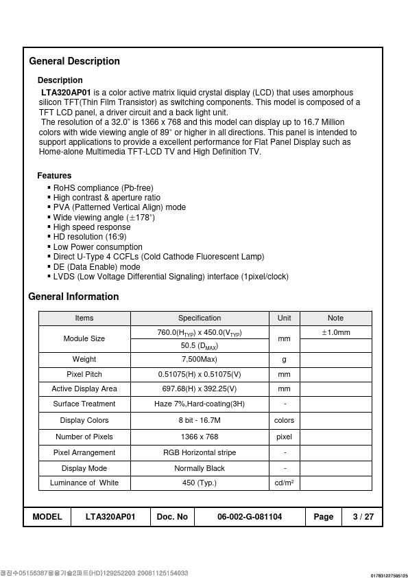 LTA320AP01