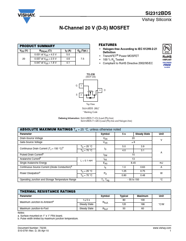 Si2312BDS