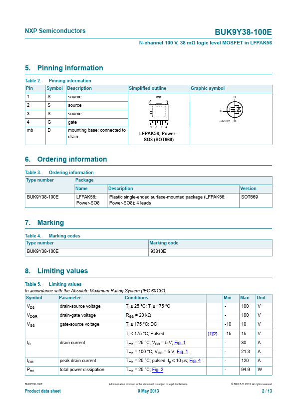 BUK9Y38-100E