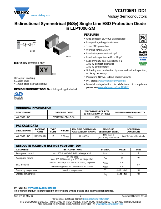 VCUT05B1-DD1