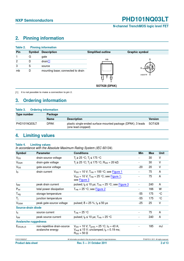 PHD101NQ03LT