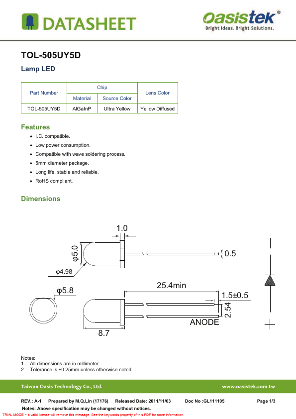 TOL-505UY5D