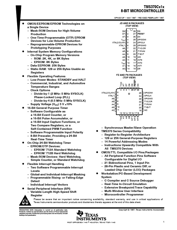 TMS370C012A