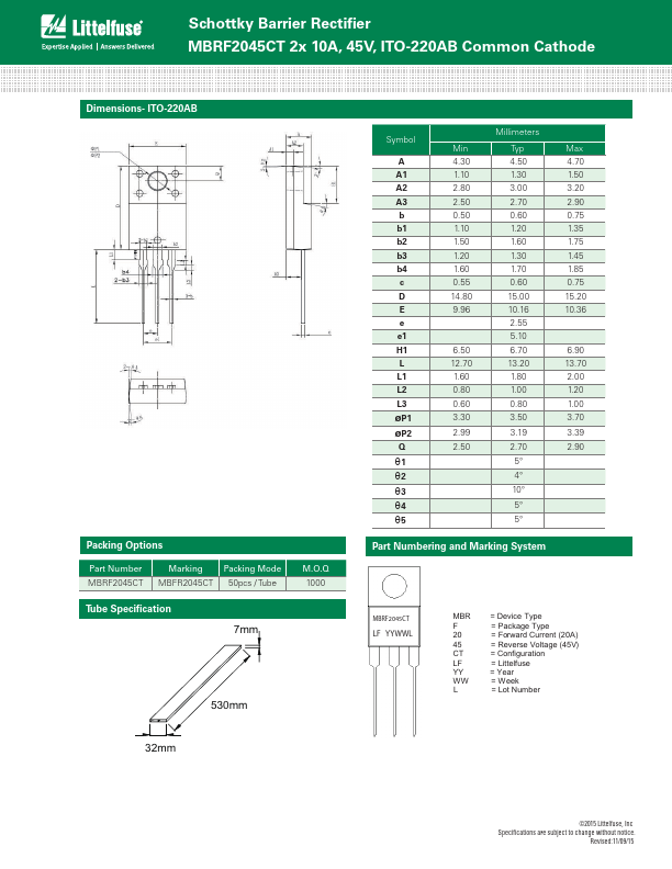 MBRF2045CT