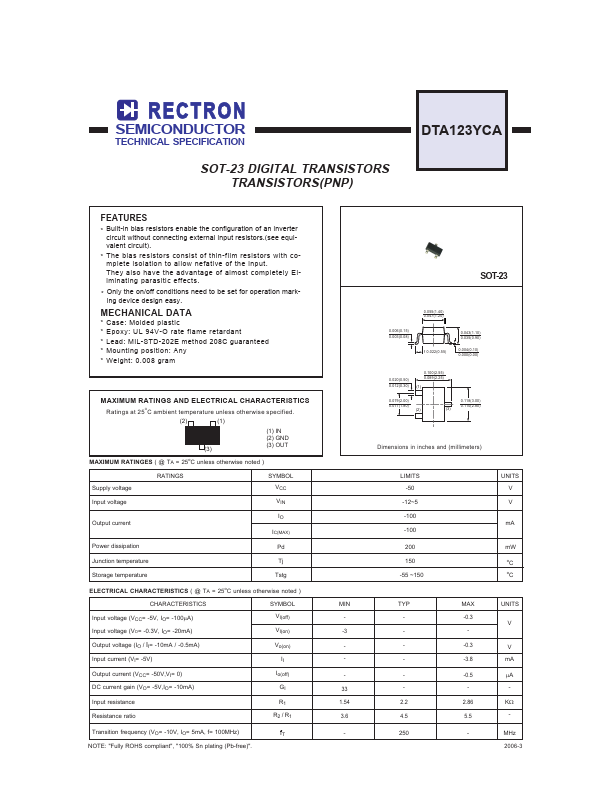 DTA123YCA