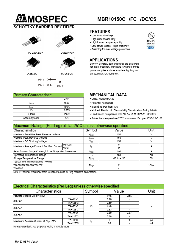 MBR10150DC