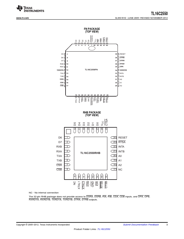 TL16C2550