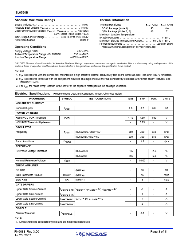 ISL6520B