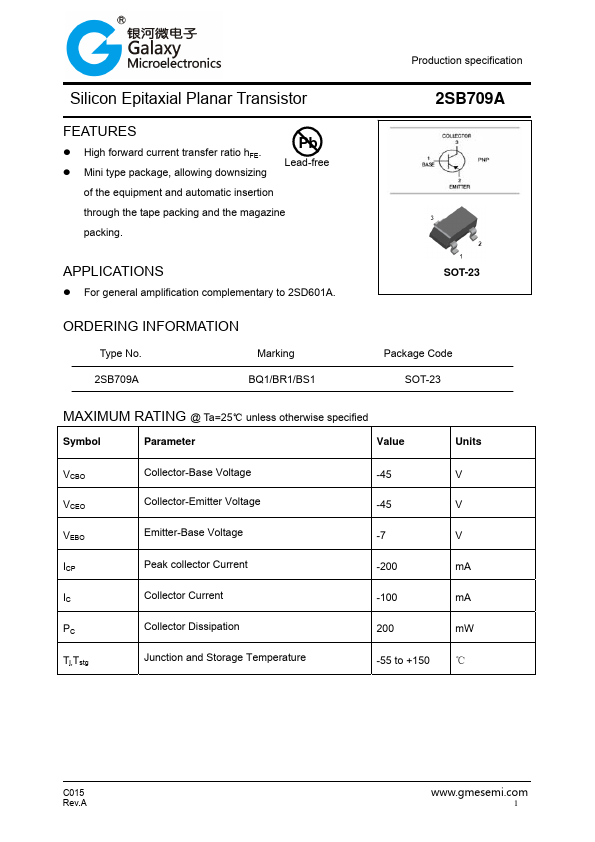 2SB709A