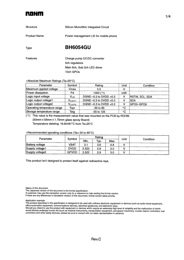 BH6054GU