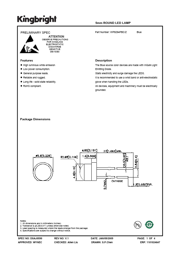 WP9294PBC-Z