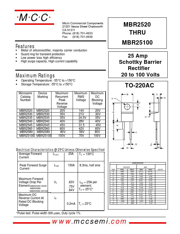 MBR25100