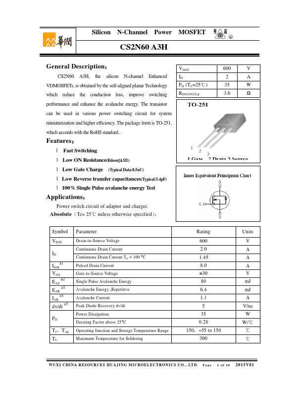 CS2N60A3H