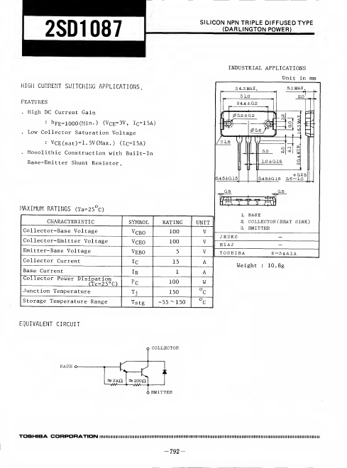 2SD1087