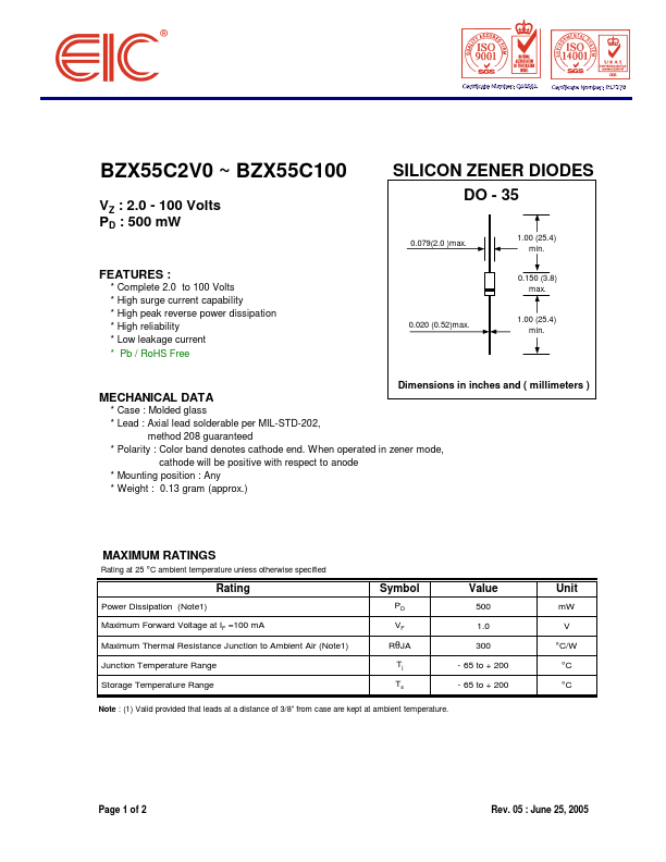 BZX55C9V1