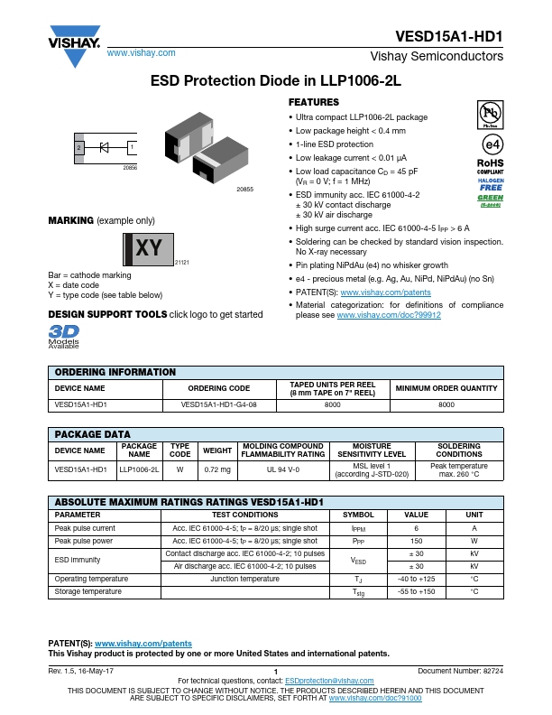 VESD15A1-HD1