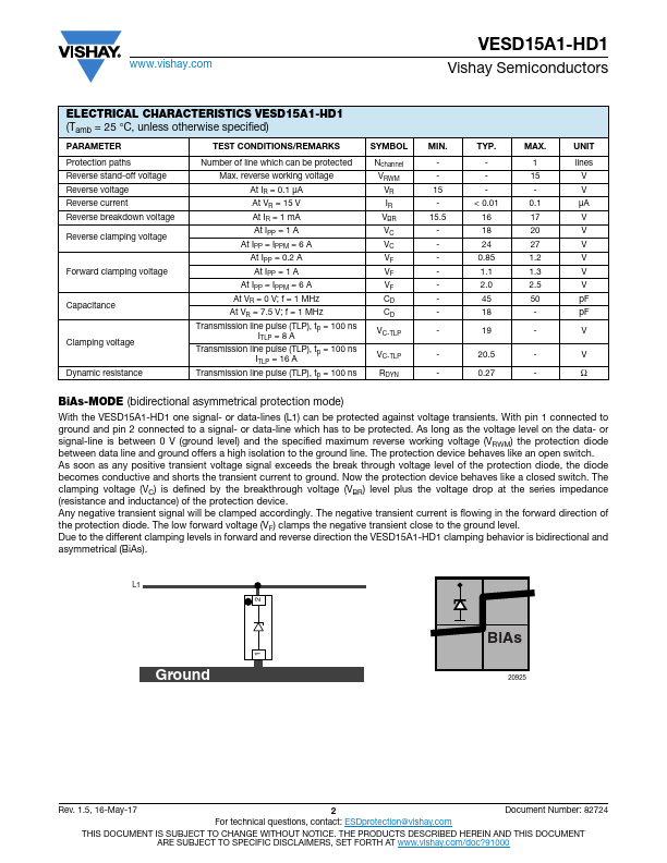 VESD15A1-HD1