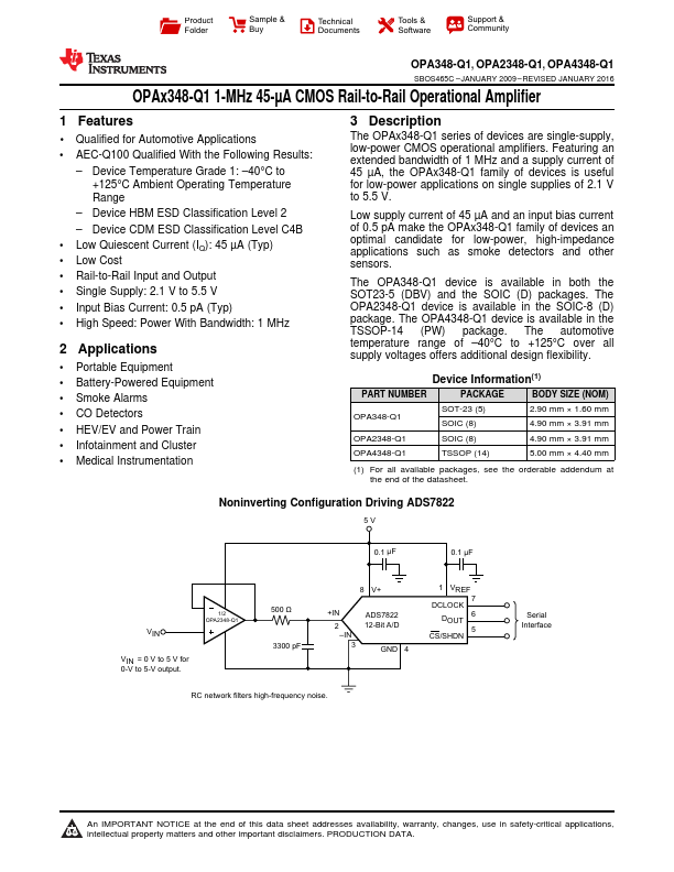 OPA2348-Q1