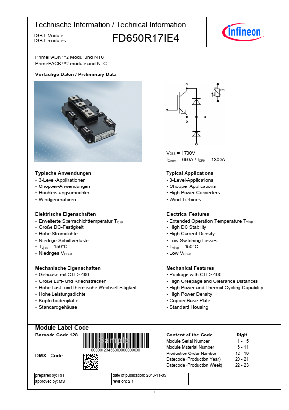 FD650R17IE4