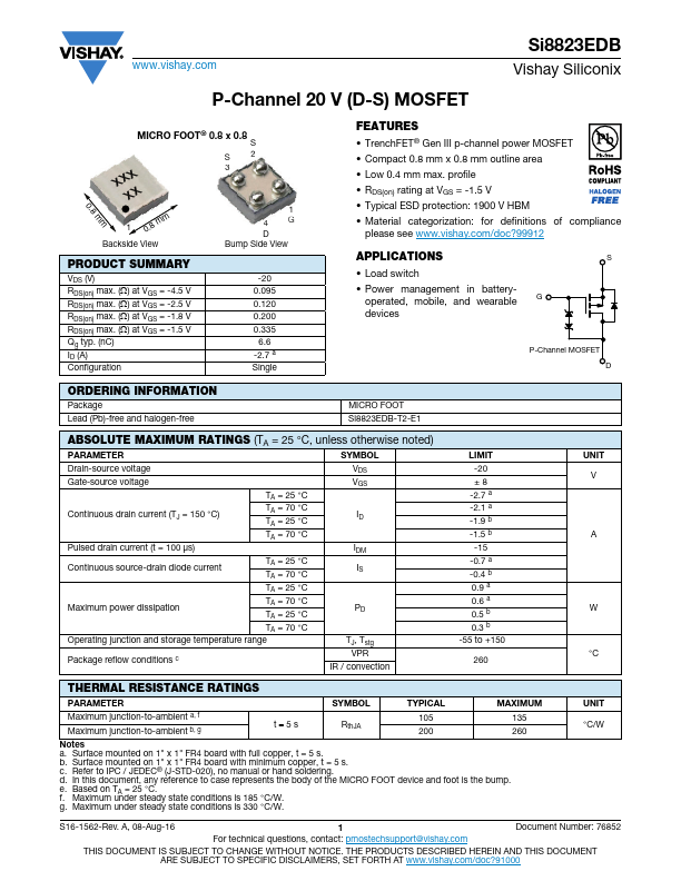 Si8823EDB