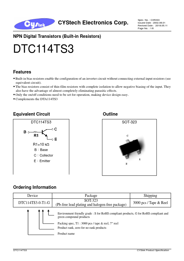 DTC114TS3