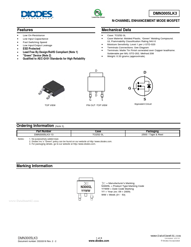 DMN3005LK3