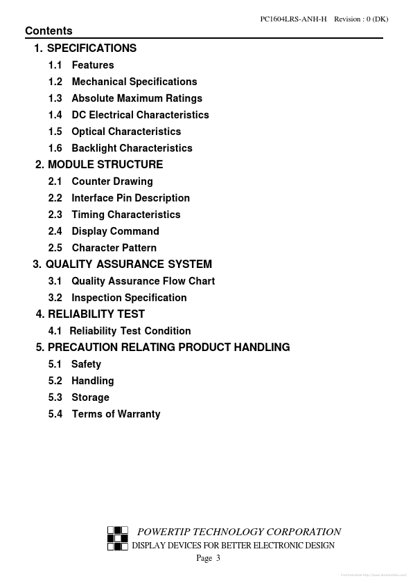 PC1604LRS-ANH-H