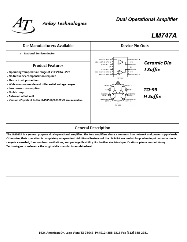 LM747A