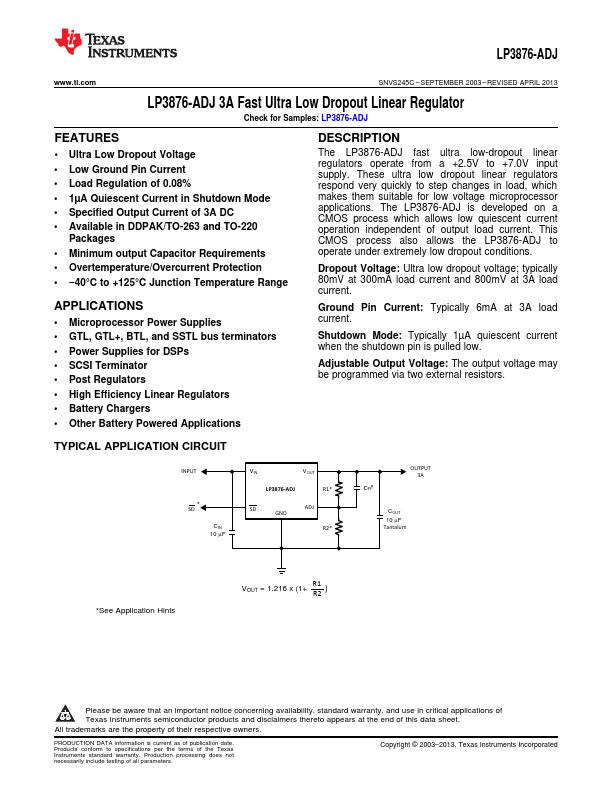 LP3876-ADJ