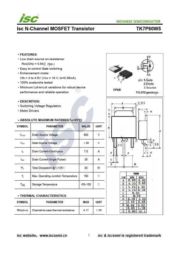 TK7P60W5