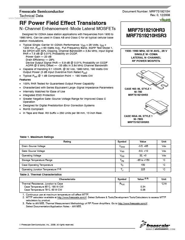 MRF7S19210HR3