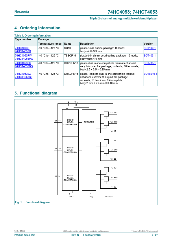 74HC4053