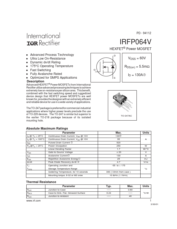 IRFP064V