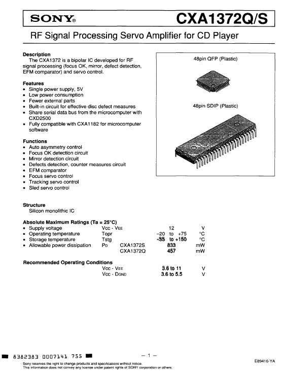 CXA1372Q