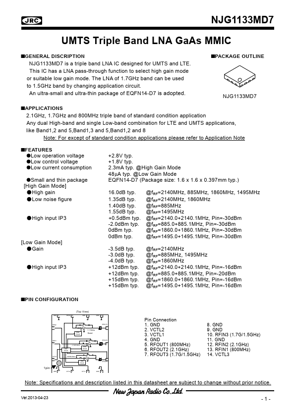 NJG1133MD7