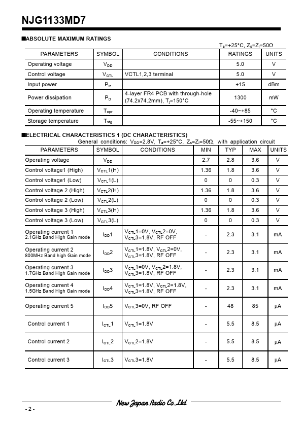 NJG1133MD7